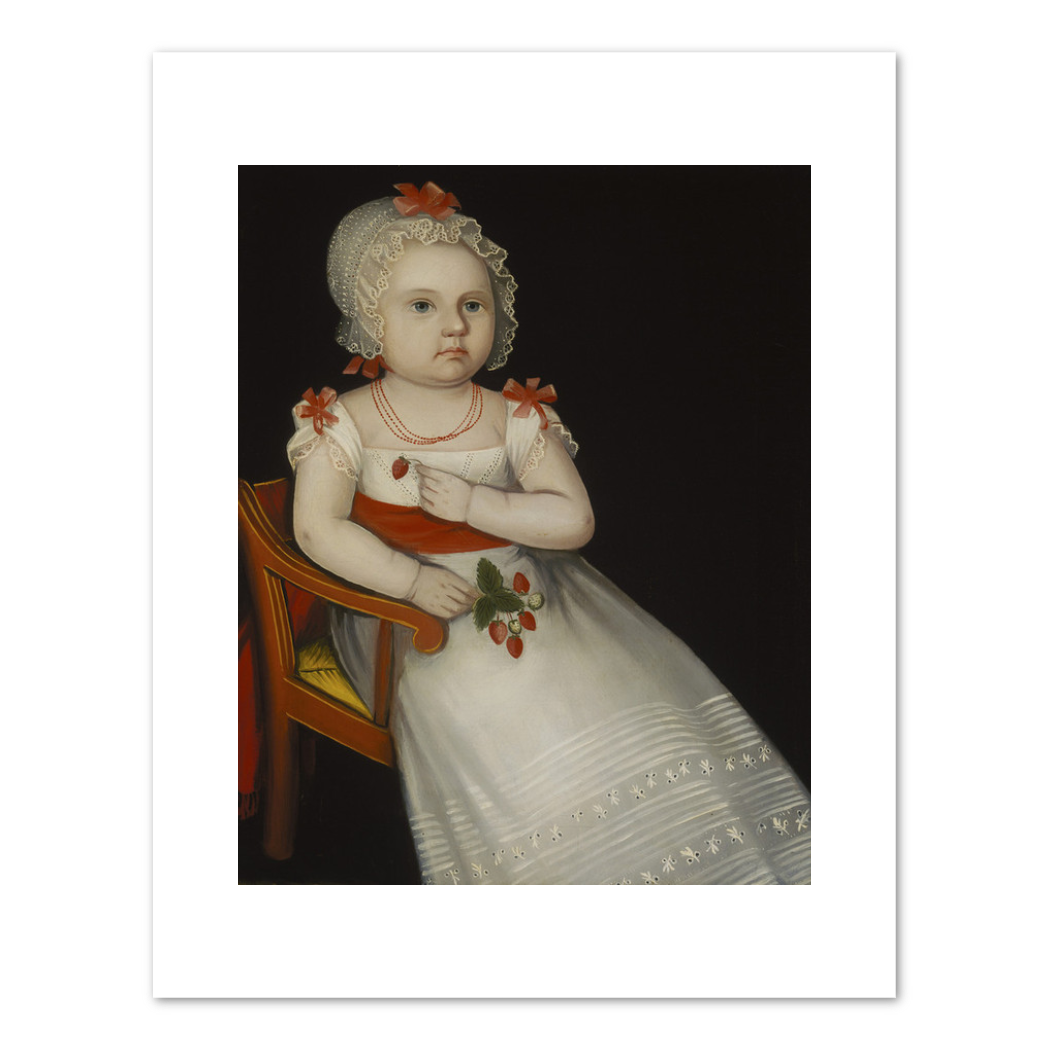 Ammi Phillips, Mary Elizabeth Smith, 1827, Terra Foundation for American Art. Fine Art Prints in various sizes by Museums.Co