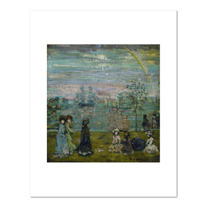 Maurice Prendergast, Promenade with Parasols, between 1895 and 1897, Fine Art Prints in various sizes by Museums.Co
