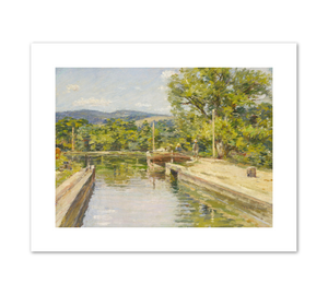 Theodore Robinson, Canal Scene, 1893, Fine Art Prints in various sizes by Museums.Co