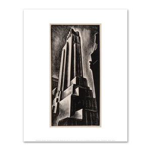 Howard Cook, Skyscraper, 1928, Fine Art Prints in various sizes by Museums.Co