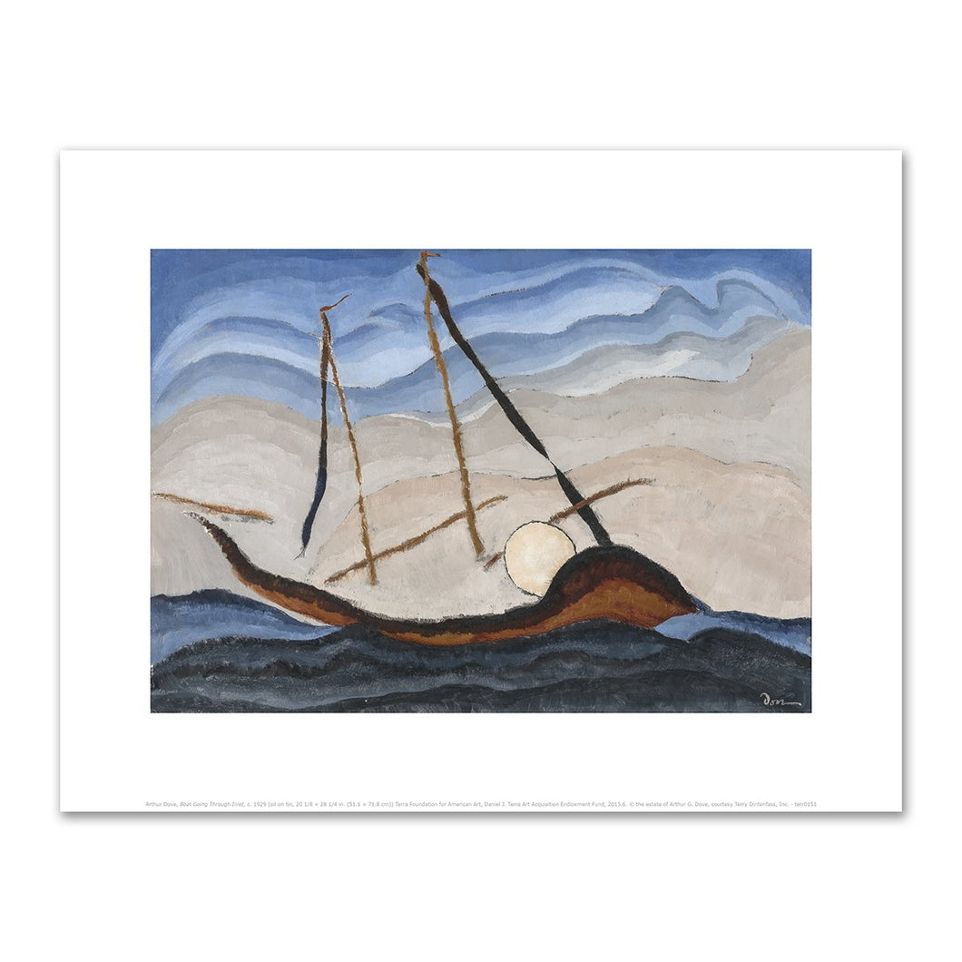 Arthur Dove, Boat Going Through Inlet, c. 1929, Fine Art Prints in various sizes by Museums.Co
