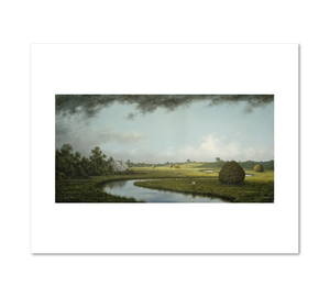 Martin Johnson Heade, Newburyport Marshes: Approaching Storm, c. 1871, Fine Art Prints in various sizes by Museums.Co