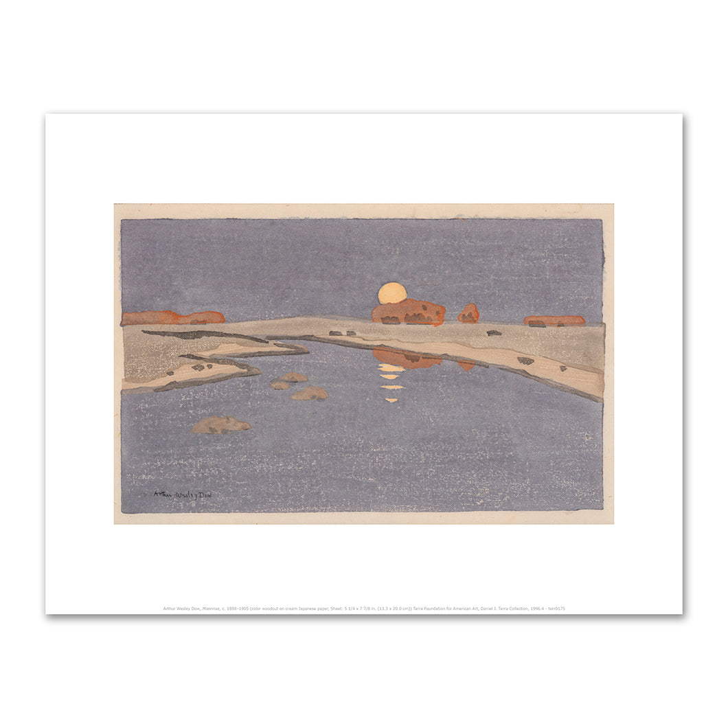 Arthur Wesley Dow, Moonrise, c. 1898–1905, Fine Art Prints in various sizes by Museums.Co