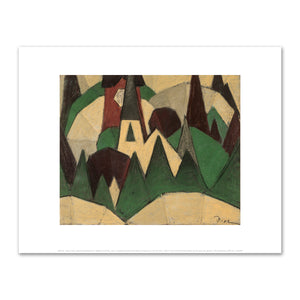 Arthur Dove, Nature Symbolized #3: Steeple and Trees, 1911-1912, Fine Art Prints in various sizes by Museums.Co
