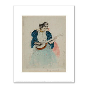 Mary Cassatt, The Banjo Lesson, c. 1893, Fine Art Prints in various sizes by Museums.Co