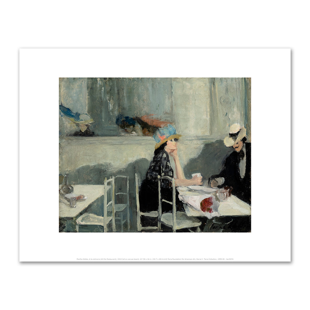 Martha Walter, A la crémerie (At the Restaurant), 1910, Fine Art Prints in various sizes by Museums.Co