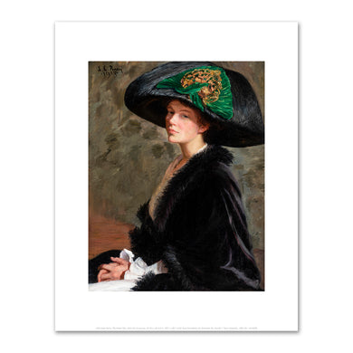 Lilla Cabot Perry, The Green Hat, 1913, Terra Foundation for American Art. Fine Art Prints in various sizes by Museums.Co