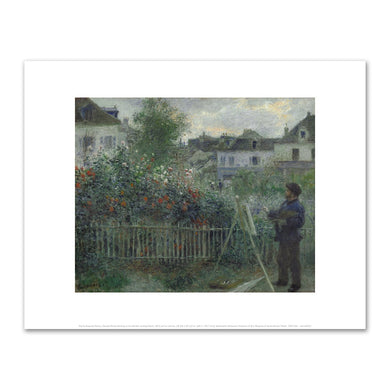 Pierre-Auguste Renoir, Claude Monet Painting in his Garden at Argenteuil, Wadsworth Atheneum Museum of Art