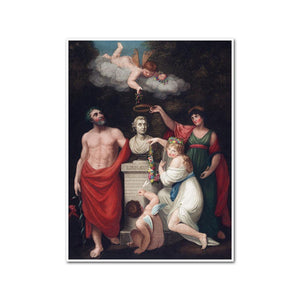 Asculapius, Flora, Ceres and Cupid honouring the Bust of Linnaeus by Robert John Thornton Artblock