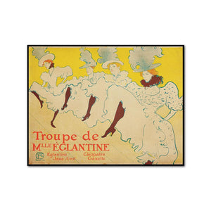 Mademoiselle Églantine’s Troupe (La Troupe de mademoiselle Églantine’s) by Henri de Toulouse-Lautrec Artblock