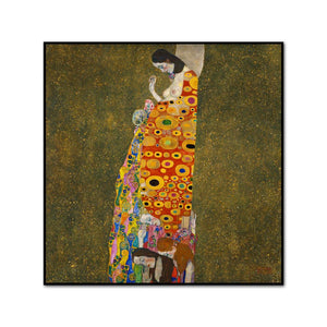 Gustav Klimt, Hope II, 1907-08, The Museum of Modern Art. Fine art Prints with black frame in various sizes by Museums.Co