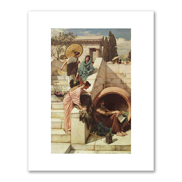 John William Waterhouse, Diogenes, 1882, Art Gallery of New South Wales, Sydney. Fine Art Prints in various sizes by Museums.Co