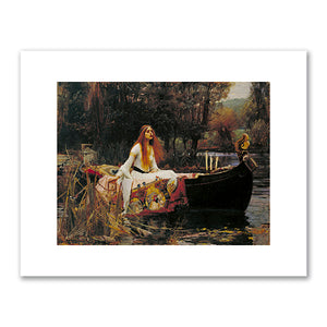 John William Waterhouse, The Lady of Shalott, 1888, Tate Britain. Fine Art Prints in various sizes by Museums.Co