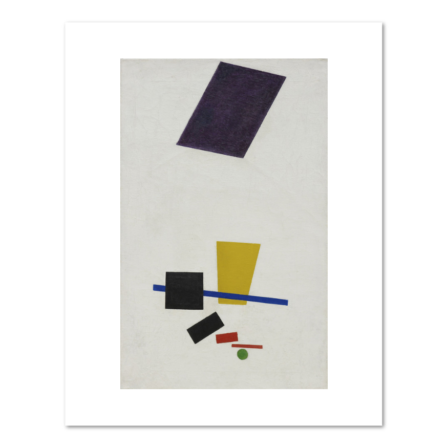 Kazimir Malevich, Painterly Realism of a Football Player - Color Masses in the 4th Dimension, summer-fall 1915, The Art Institute of Chicago. Fine Art Prints in various sizes by Museums.Co