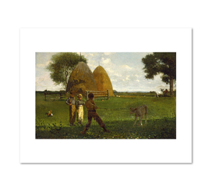 Winslow Homer, Weaning the Calf, Fine Art Prints in various sizes by Museums.Co