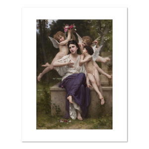 William-Adolphe Bouguereau, A Dream of Spring, 1901, Fine Art Prints in various sizes from Museums.Co