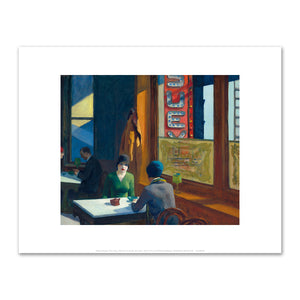 Edward Hopper, Chop Suey, 1929, Fine Art Prints in various sizes by Museums.Co