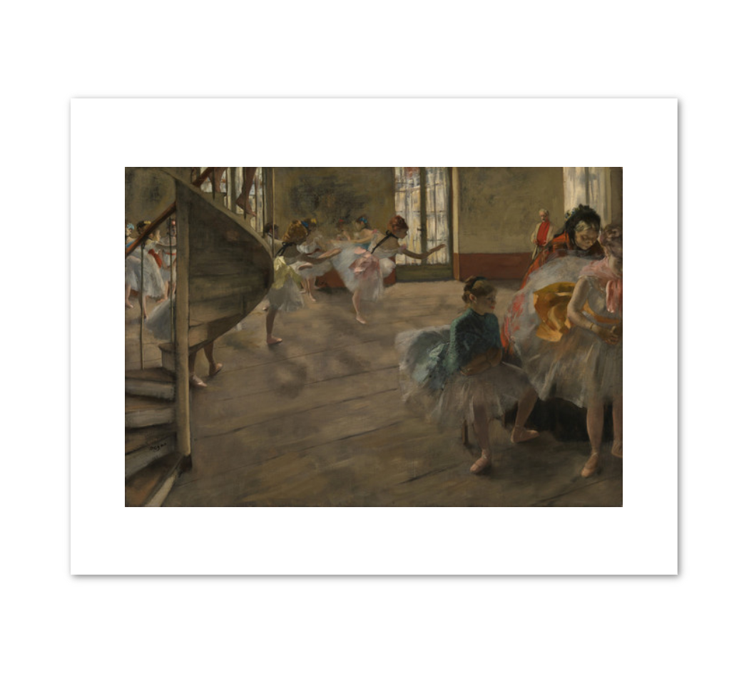 Edgar Degas, The Rehearsal, 1874, Fine Art Prints in various sizes by Museums.Co