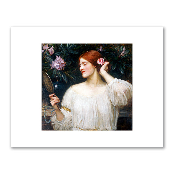 John William Waterhouse, Vanity, 1910, Private Collection. Fine Art Prints in various sizes by Museums.Co