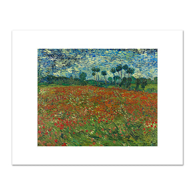 Vincent van Gogh, Poppy field, 1889, Gemeentemuseum Den Haag. Fine Art Prints in various sizes by Museums.Co