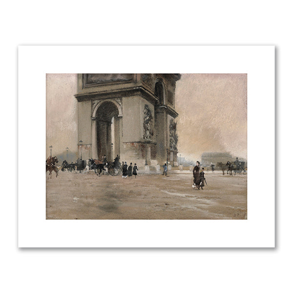 Giuseppe De Nittis, L' Arco di Trionfo a Parigi, ca. 1876, Private Collection. Fine Art Prints in various sizes by Museums.Co
