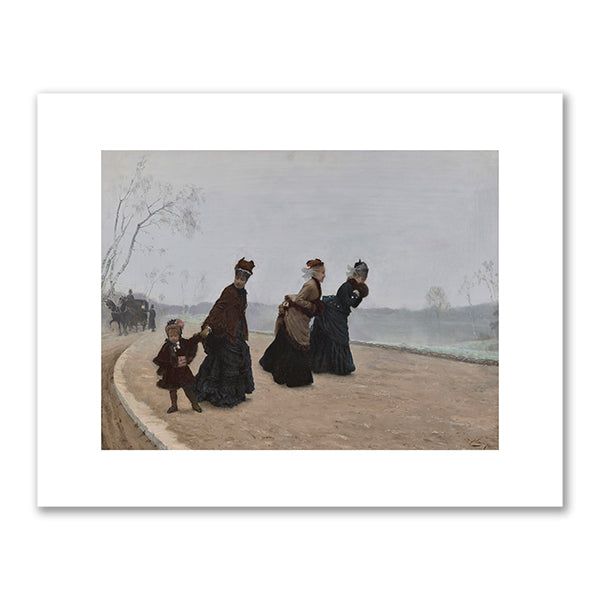 Giuseppe De Nittis, So cold!, 1874, Museo delle Arti Decorative. Fine Art Prints in various sizes by Museums.Co