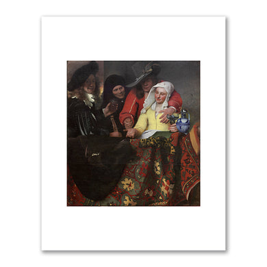 Johannes Vermeer, The Procuress, 1656, State Art Collections Dresden, Old Masters Picture Gallery. Fine Art Prints in various sizes by Museums.Co