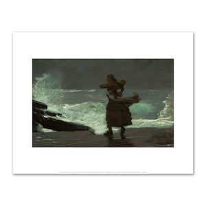 Winslow Homer, The Gale, 1883-93, Fine Art Prints in various sizes by Museums.Co