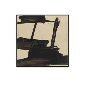 Franz Kline, Study, ca. 1957, Framed Art Prints with black frame in 3 sizes by Museums.Co