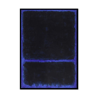 Mark Rothko, Untitled, ca. 1968, Framed Art Print with black frame in 3 sizes by Museums.Co