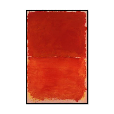 Mark Rothko, Untitled, 1969, Framed Art Print with black frame in 3 sizes by Museums.Co