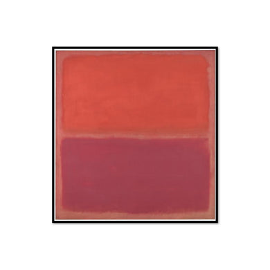 Mark Rothko, No. 3, Framed Art Print with black frame in 3 sizes by Museums.Co