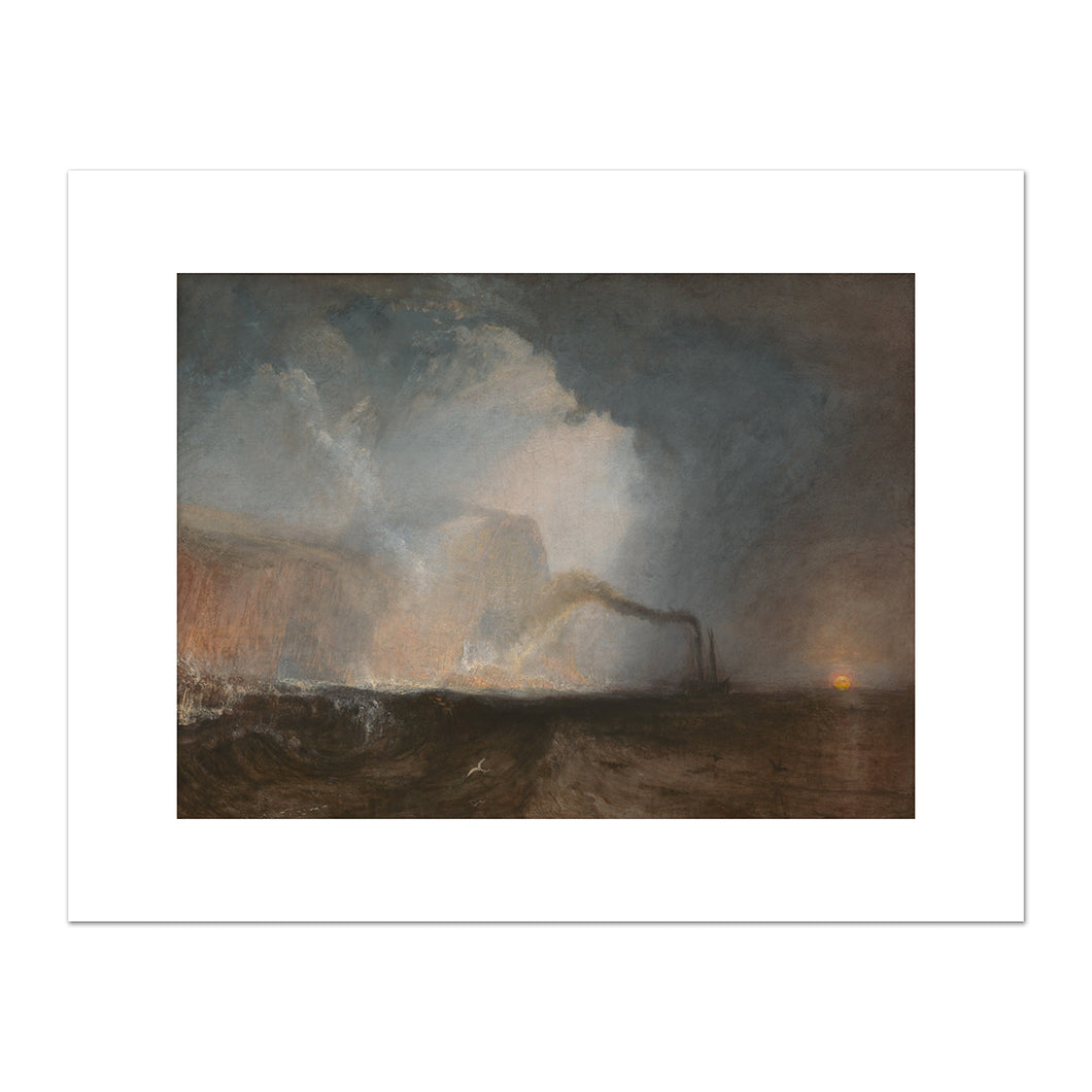 Joseph Mallord William Turner, Staffa, Fingal's Cave, between 1831 and 1832, Yale Center for British Art. Fine Art Prints in various sizes by Museums.Co